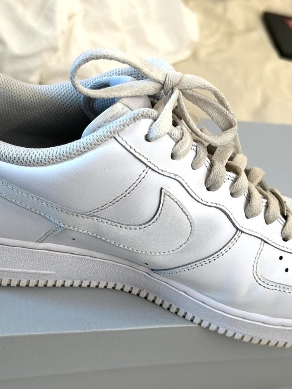 Nike Air Force Ones Used AF1 White - Picture 5 of 10